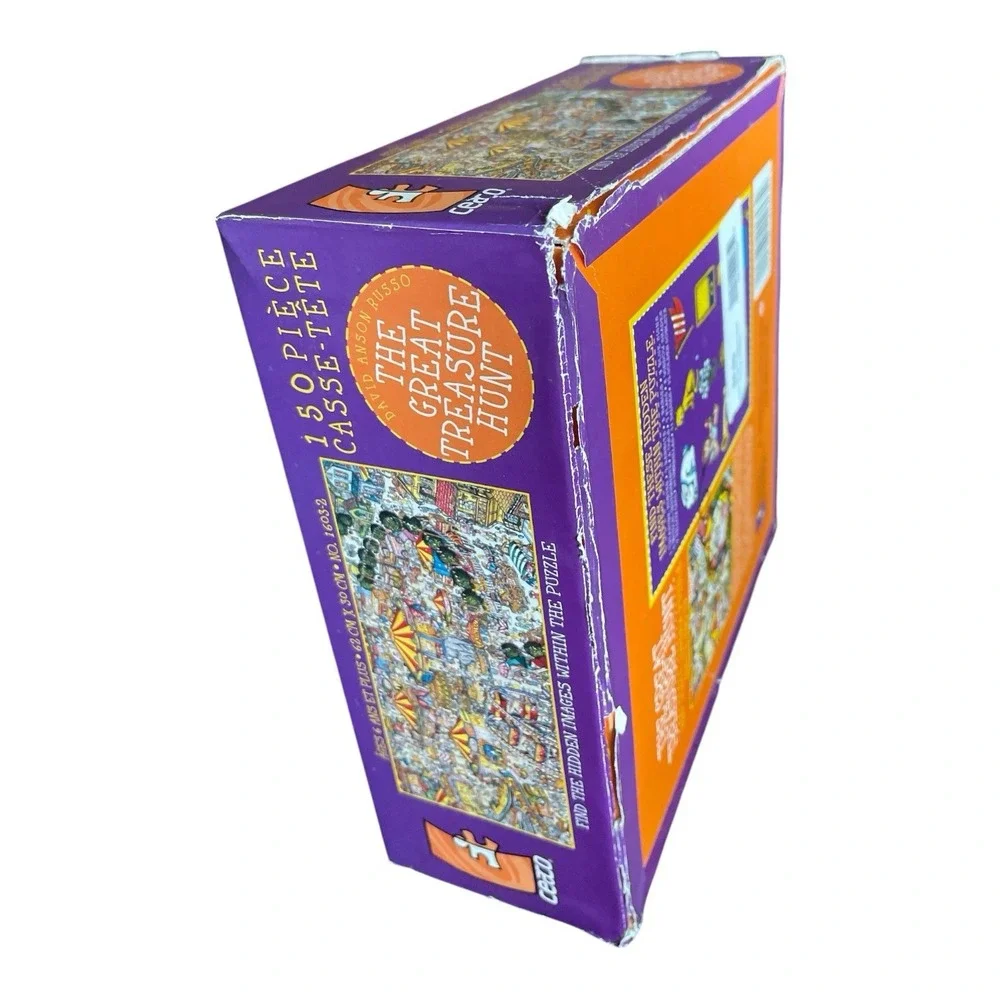 2 Puzzles Treasure Hunt Museum Maze Complete Jigsaw Great American Pc 100-150